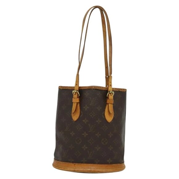 LOUIS VUITTON Monogram Bucket PM Shoulder Bag M42238 LV Auth 135054 - Picture 3 of 16